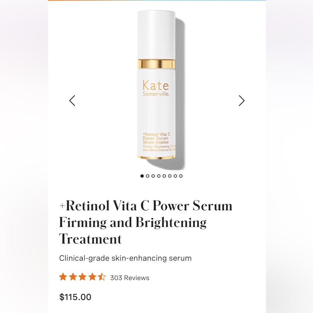 KATE SOMERVILLE +Retinol Vitamin C Moisturizer & Vita C Power Serum Treatment - Picture 10 of 13